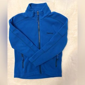 Marmot kids full zip fleece sweater size M (7T) excellent condition!